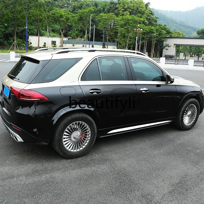 GLE350/GLS Double Spell Super Bright Champagne Gold Coupe Color Change Film Body Film