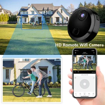 Mini telecamera IP Wireless HD 1080P telecamera visione notturna Smart Home Security Surveillance Webcam Wifi Remote con rilevamento del movimento