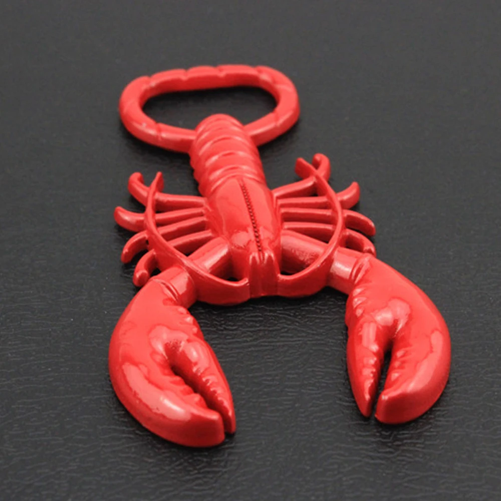 Lobster Corkscrew Bottle Opener Portable Metal Wine Beer Opening Kitchen Tools Accessories