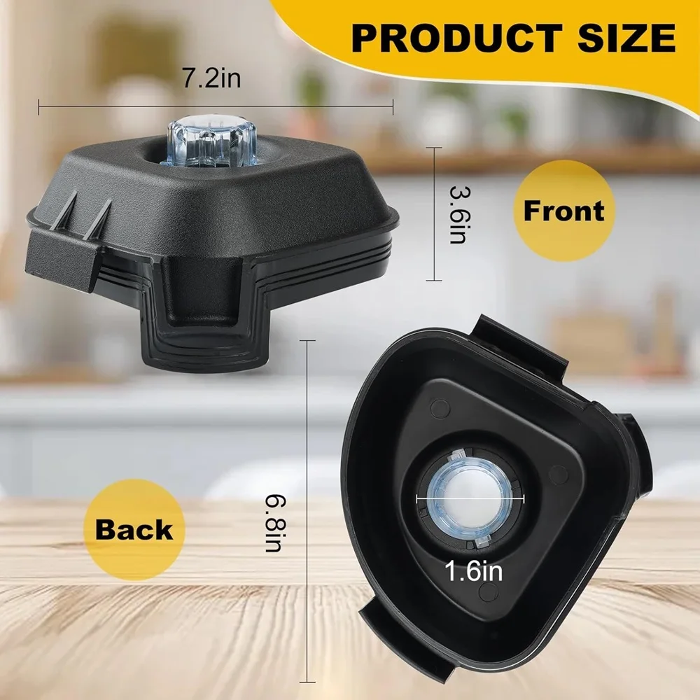 Description Picture 3 of itemReplacement Lid for Vitamix 32 Oz & 48 Oz Advance Containers, Fit for Vitamix Quiet One, VM0145, Drink Machine, 15985 Blender
