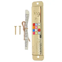 Zinc Alloy Mezuzah Doorpost Decorations With Scroll For Blessings Protection Jewish Symbols Metal Crafts Home Textile Religious 1