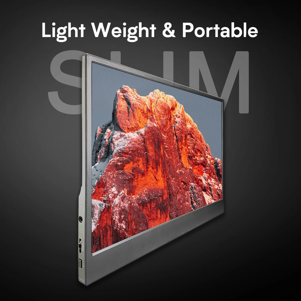 ޴  15.6 ġ Ǯ HD 1920x1080 IPS ޴ ÷, USB  C  ̴ HDMI PC  , PC Ȯ ÷