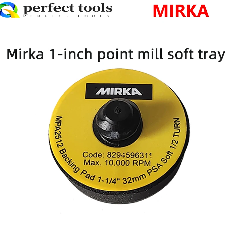 Levigatrice Per Finitura Auto Da 1 Pollice Piccola Lucidatrice Vassoio Originale Mirka Mpa2512 Platorello 1-1/4 32Mm Punta Smerigliatrice Vassoio Morb