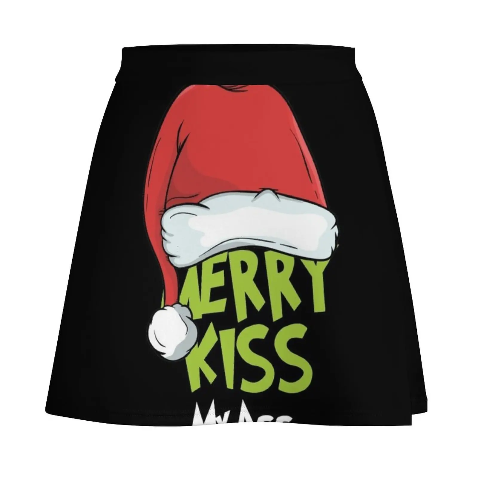 Merry kiss my ass Mini Skirt Women's clothing japanese kawaii clothes summer clothes Dresses