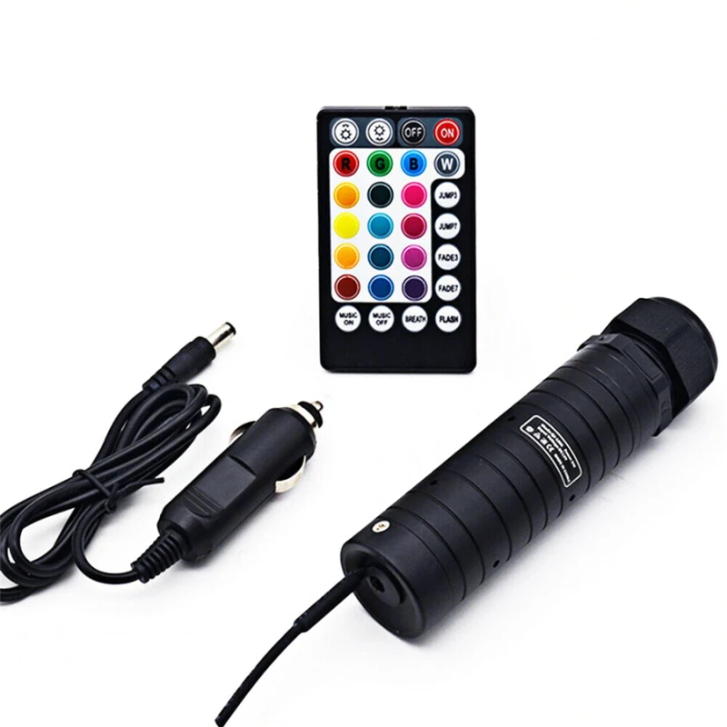 

Rgb Led Fiber Optic Light Multifunctional Portable Durable Practical Car Interior Accessories Night Light 6w Universal