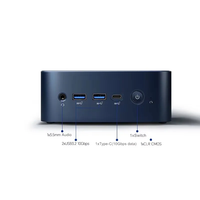2024 Gaming Mini PC AMD Ryzen 7 8845HS 7840HS Processor Mini Computer Desktop PC Pre-in Windows 11 Pro, Dual LAN, WiFi 6, BT 5.2 5