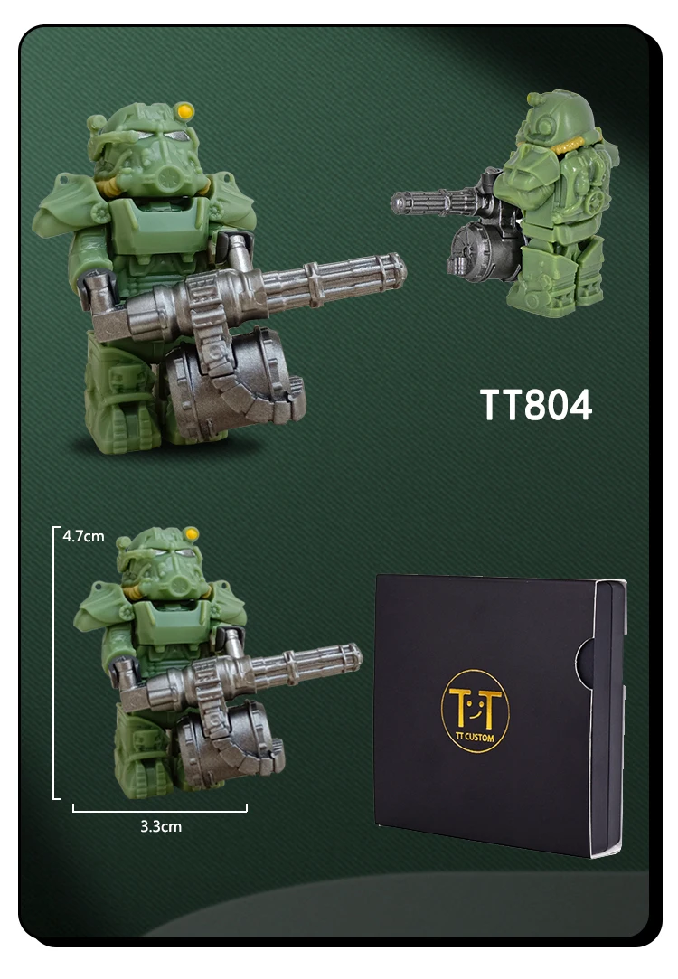 Moc Militär T60 Soldaten Mini Anime Action Fallouts Figuren Waffen Roboter Mecha Bausteine Ziegel DIY Spielzeug für Kinder Geschenk – Detail 8