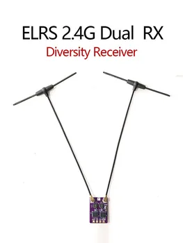 Ricevitore di diversità ELRS 2.4G Doppia antenna RX TCXO integrato per FPV Freestyle Remote RC Racing