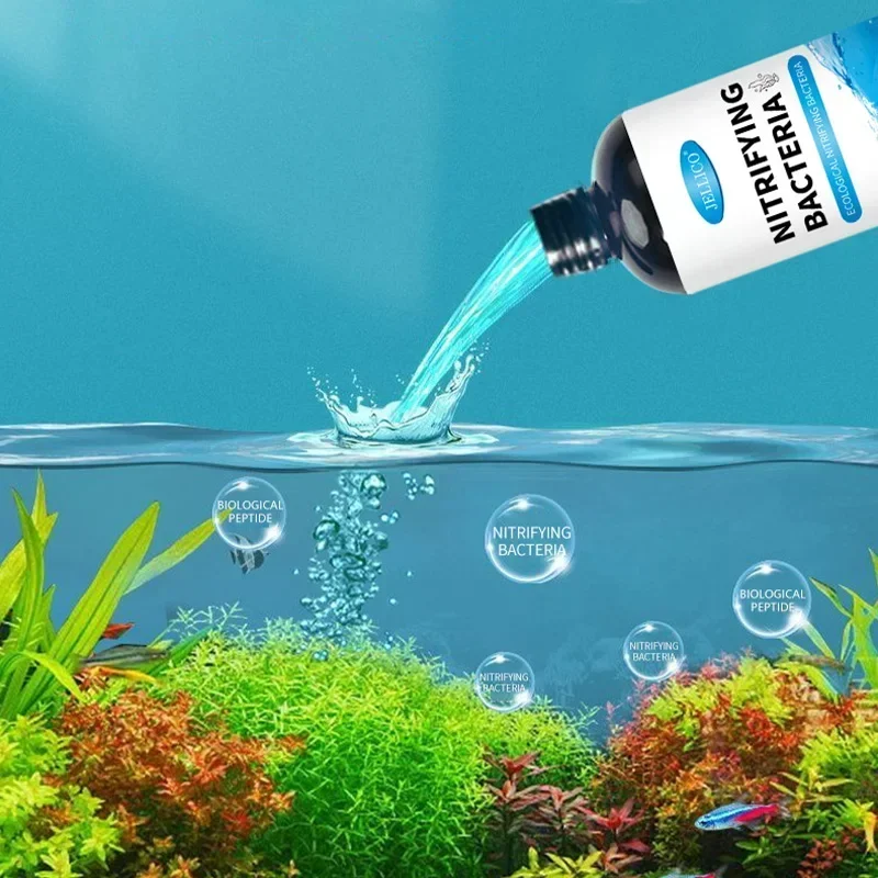 300ml Nitrifying Bacteria Liquid Fish Tank Water Purifier Aquarium Fish Farming Medicine Supplies Fishbowl Water Treatment fish tank water purifier