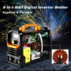 Stick Welder 160A ARC/Lift TIG 2-in-1 Welding Machine with 110v/220v Dual Voltage IGBT Inverter Welder 5