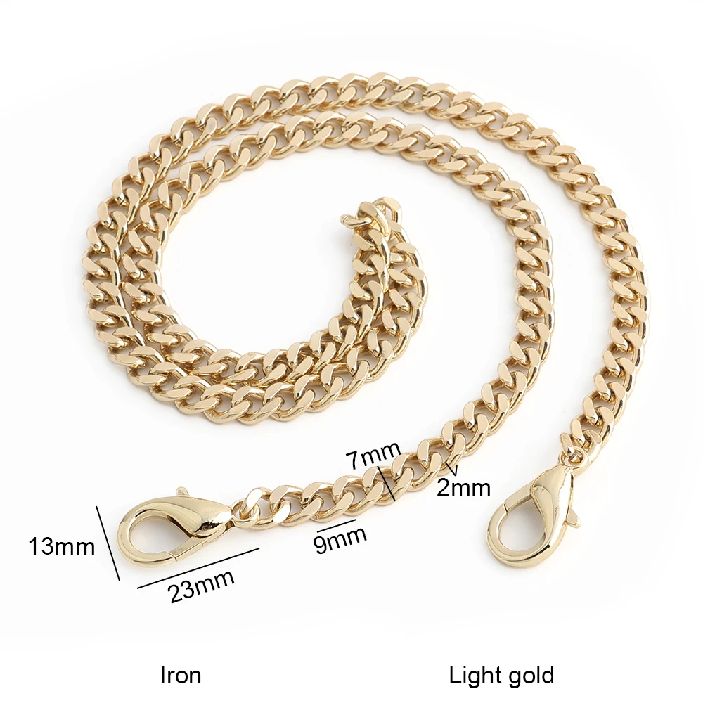 Gold Metal Thin Chain Strap for Women's Handbags - Versatile Crossbody Shoulder Bag Accessory