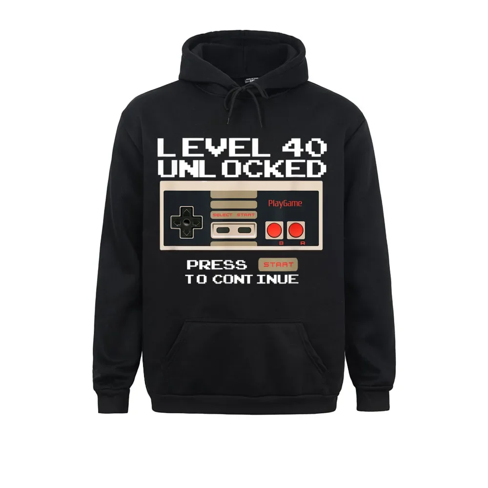 

Свитшот мужской с длинным рукавом, дизайнерская одежда для видеоигр, разблокированный Свитшот 40 уровня на день рождения, весна/осень