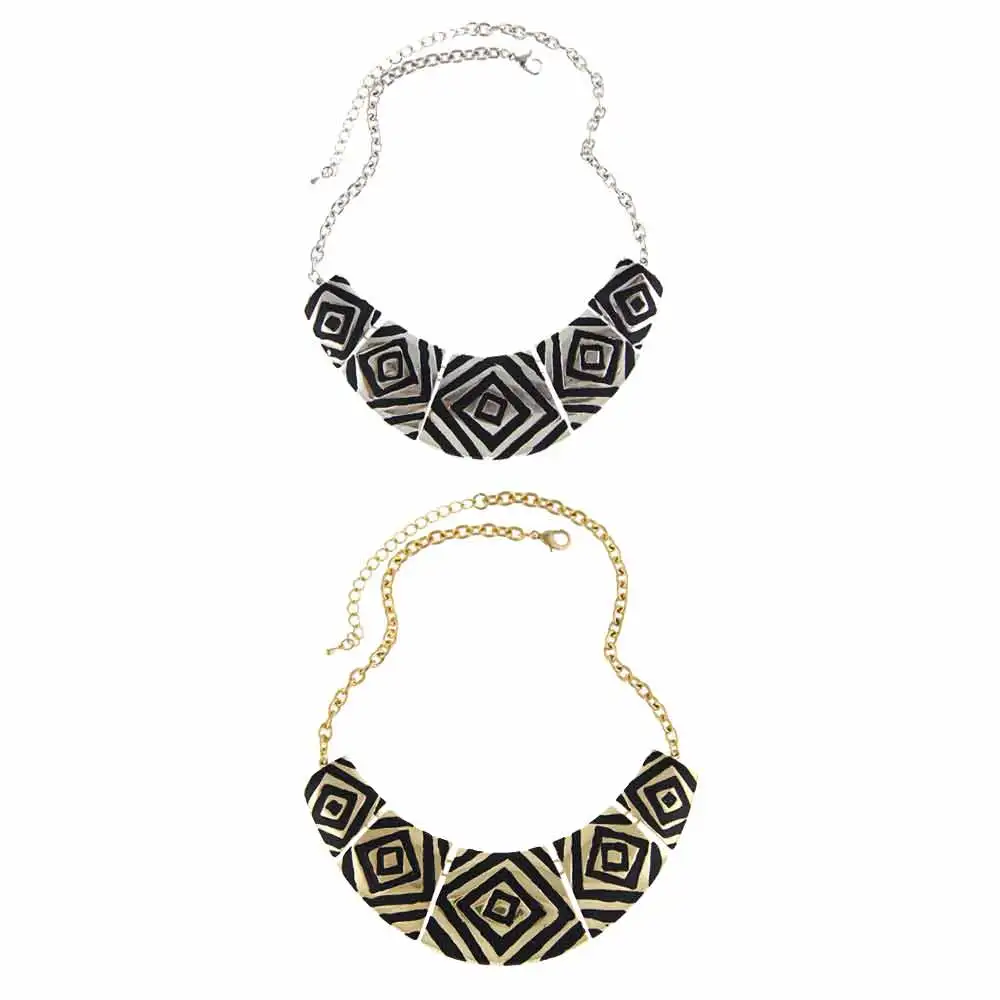 

Dorado 2023 New Vintage Necklace for Women Retro New Square Chunky Choker Statement Necklaces Fashion Jewelry collares Gift