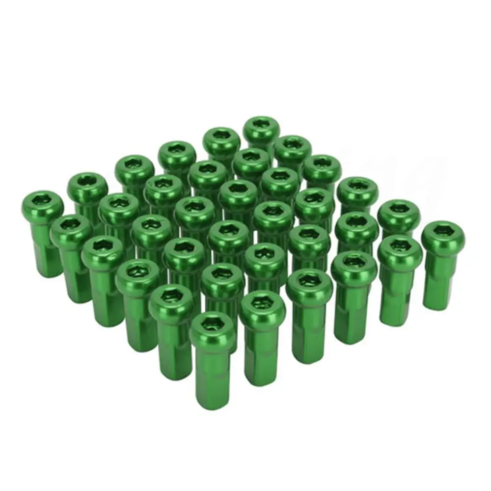 Motorcycle Aluminum 3.5mm 4mm 8g 9g Nipples For Front Rear 21