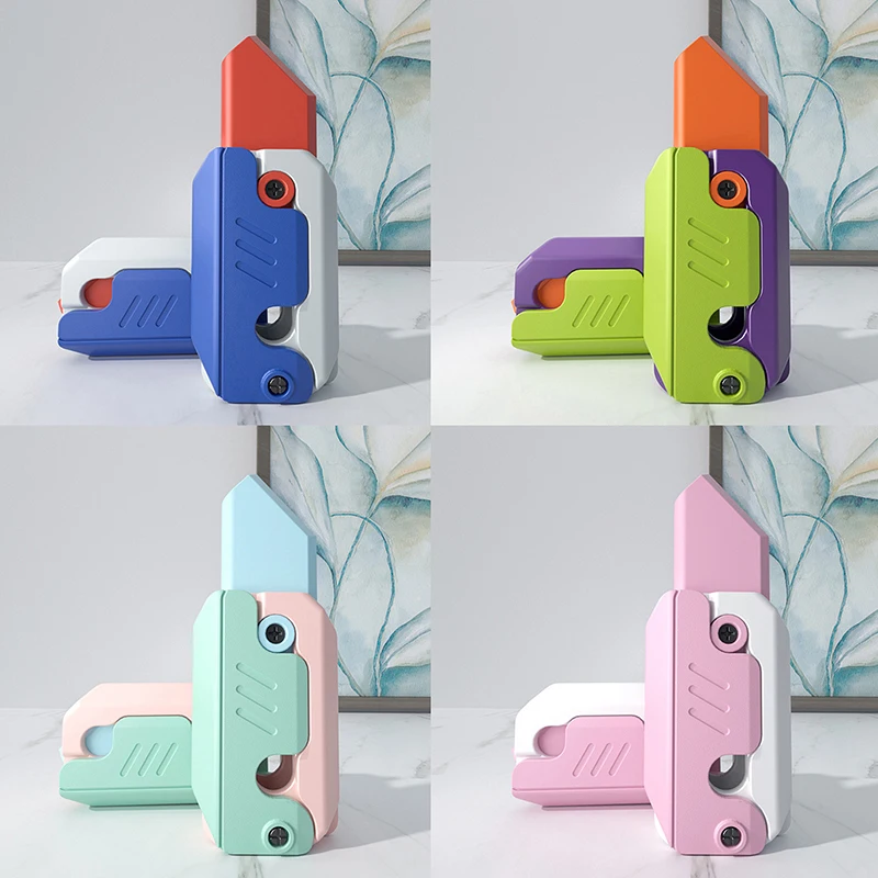 

3D печать гравитационный куб прыгающий маленький редисовый нож мини модель фотоигрушка Настольный Декор