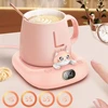 Portable Mug Heating Coffee Mug Cup Warmer Cup Heater Warm Mat Milk Tea Water Heating Pad Constant Temperature Coaster for Home 1