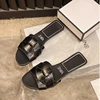 Fashionable Color Design Flat Bottom Women's Slippers 2025 Summer New Style Braided Comfortable Casual Slippers for Women 6