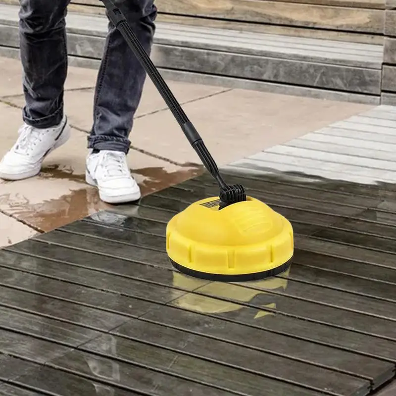 

High Pressure Washer Patio Long Handle Pressure Washer Rotary Brush Surface Washer Cleaner Flexible For Rotary Floor Brush Scrub