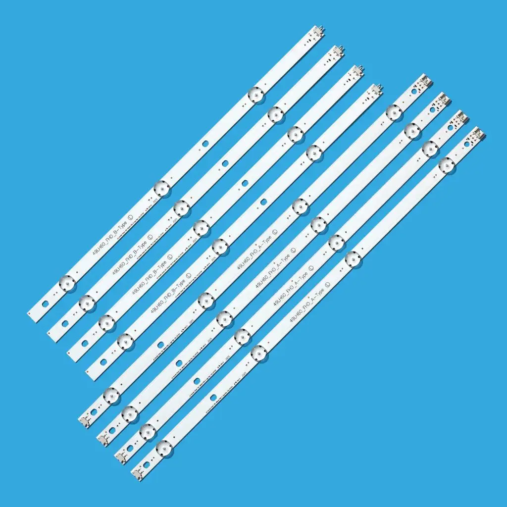 LED backlight strip 7 lamp for LIG Innotek Direct 16Y 49inch 49LH60_FHD A/B HC490DUN 49LH604V HC490DUN-ABRR1-211X LT-50C550