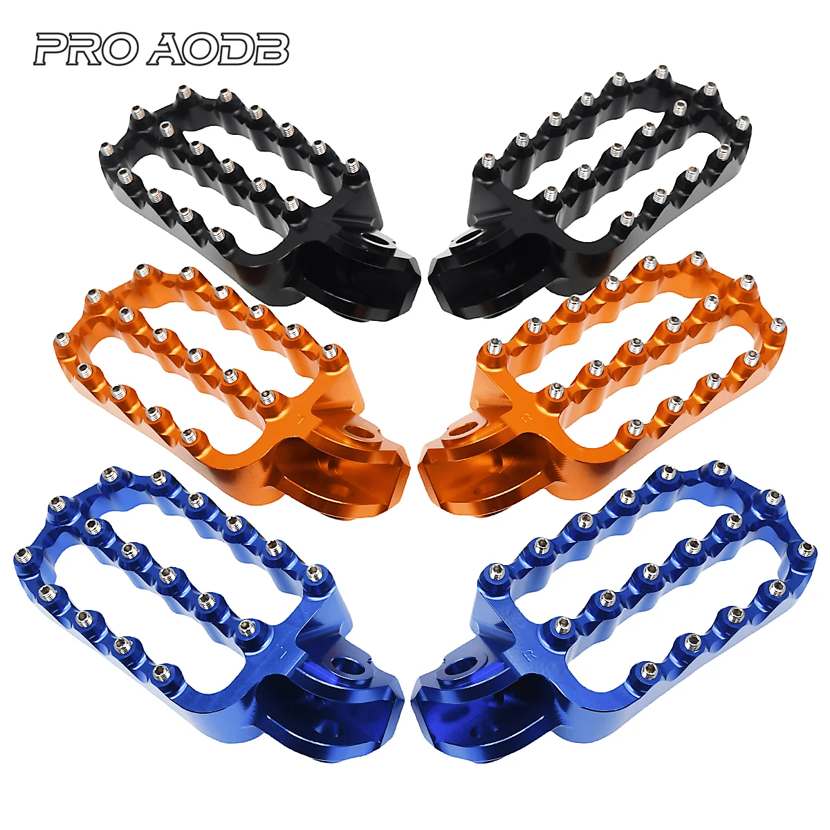 Premium Motocross Forged Foot Pegs for Adventure and Enduro Riding