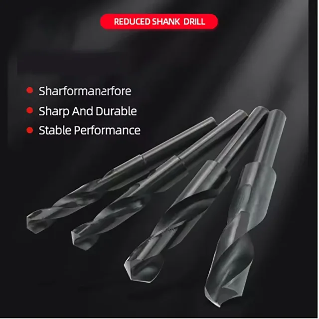 Foret hélicoïdal 1 pièce 13mm-38mm 1/2 "pouces Dia tige réduite HSS foret hélicoïdal 13/14/15/16/17/18/19/20/21/22/23/24/25/28/30/32/35 1