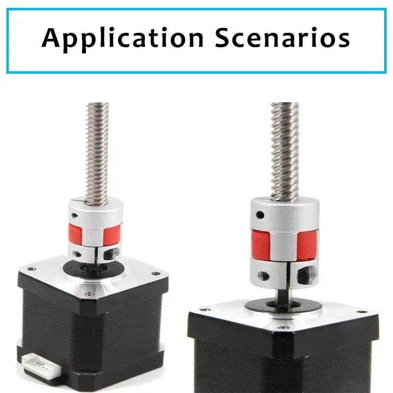 Accoppiatore Motore Alluminio in Lega di Prugna 16mm X 22mm, Accoppiamento Albero Ragno Giunto Flessibile D65 L90 Connettore per stampante 3D, macchine passo-passo CNC