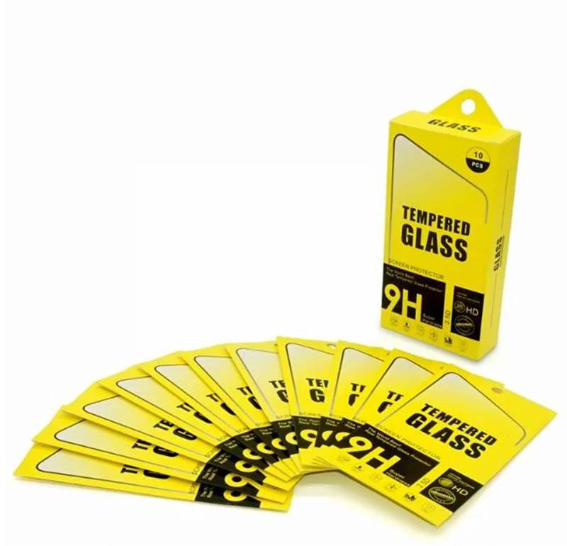 

2000Pcs 0.3mm 9H Tempered Glass Screen Protector protective film for iPhone 13 12 11 pro x xs max xr 6 6s 8plus With Package