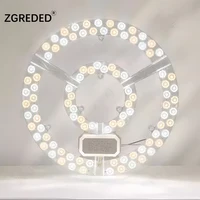 Panneau Led plafonnier 48W 96W 120W panneau Led Module de remplacement rond AC220V-240V Module Led à intensité variable en continu 1