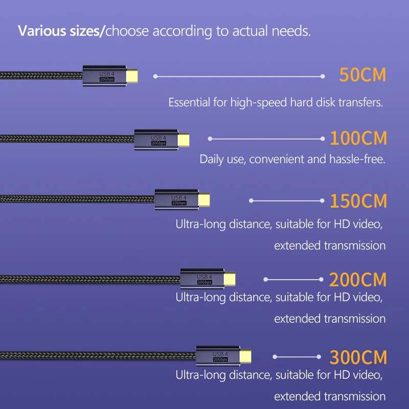 20Gbps 8K 60Hz PD 100W USB 4.0 -C       ̾ ڵ Emark Ĩ 20Gbps 8K 60Hz 