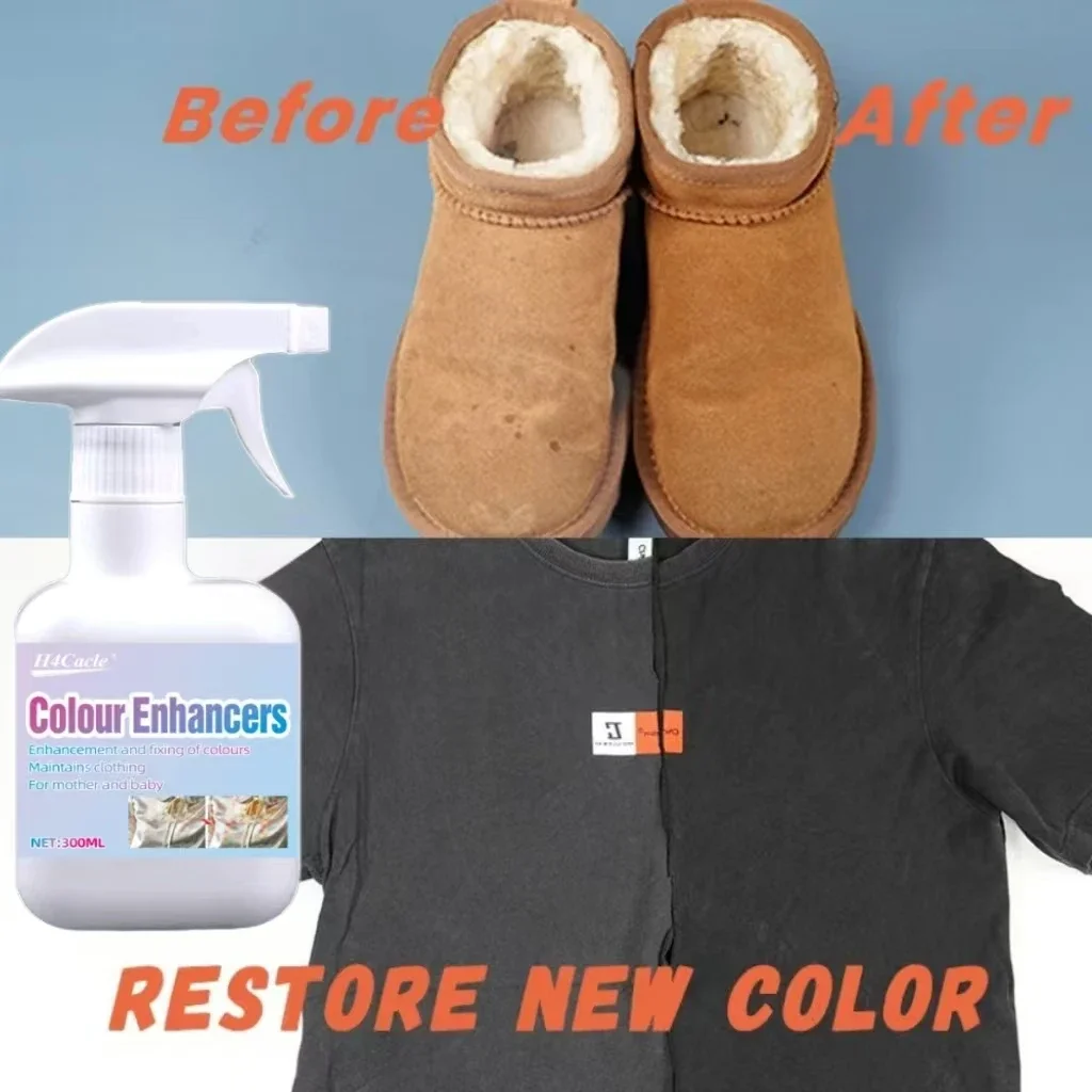 Color Enhancer Shoes Fabric Faded Clothing Restorer Black Clothes Cotton Color Restorer Colored Clothes Whitening Stain Remover