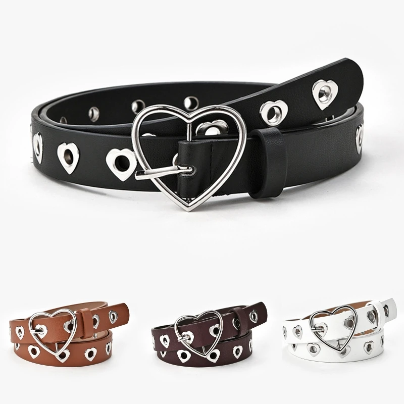 Heart Buckle Women Belt Punk | Vivienne Westwood Heart Belt | Belt