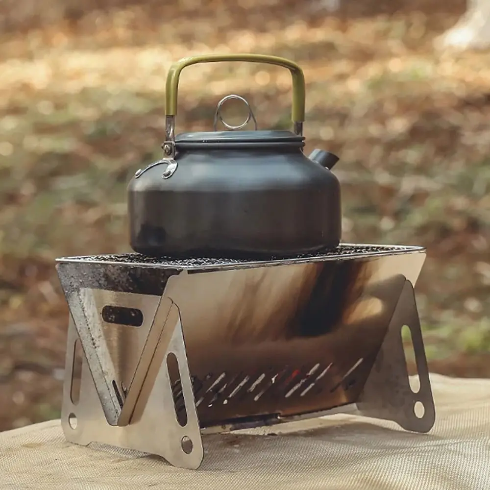 

Съемная решетка для гриля из нержавеющей стали, сетчатая дровяная плита, нагревательные плиты, складной гриль для барбекю, угольная плита