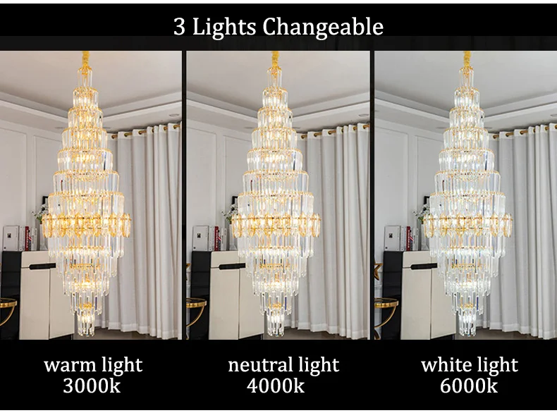 Lustre en cristal de luxe - vue 5