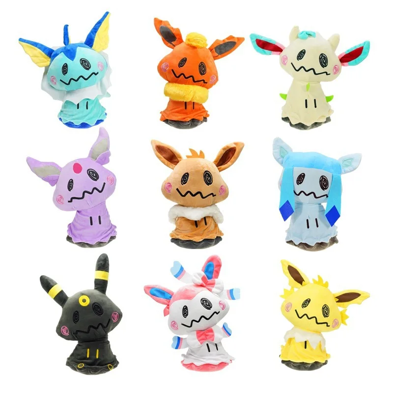 

9pcs/lot Kawaii TAKARA TOMY Pokemon Eevee Sylveon Umbreon Sylveon Flareon Jolteon Espeon Cute Elf Anime Gift For Children