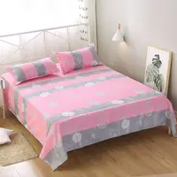 1PCS Bed Sheet (No Pillow Cocer) Thicker Vintage Floral Household Dormitory Bedding Modern Bedspread Mattress Queen King Size 2
