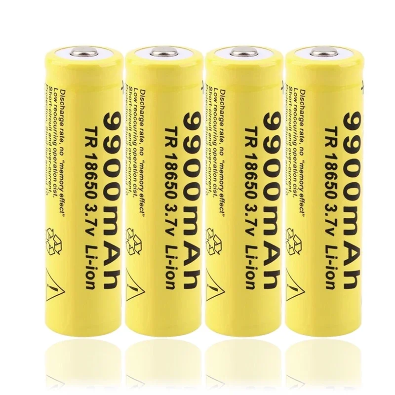 

2-20PCS 3.7V 9900mAh 18650 Li-ion rechargeable battery is used in shavers, outdoor headlights, portable fans, remote controls