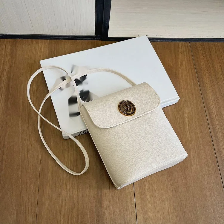 Advanced feeling minimalist and portable crossbody for women's new versatile mobile phone mini one shoulder small bucket_voghion.com