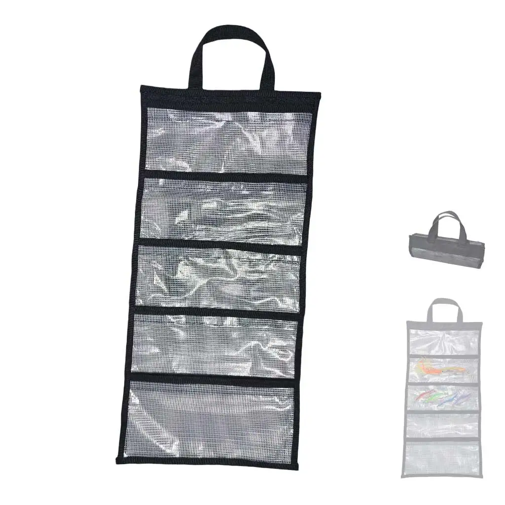 Sac pêche PVC pliable grande capacité organisateur matériel poche transportable main équipement pêche