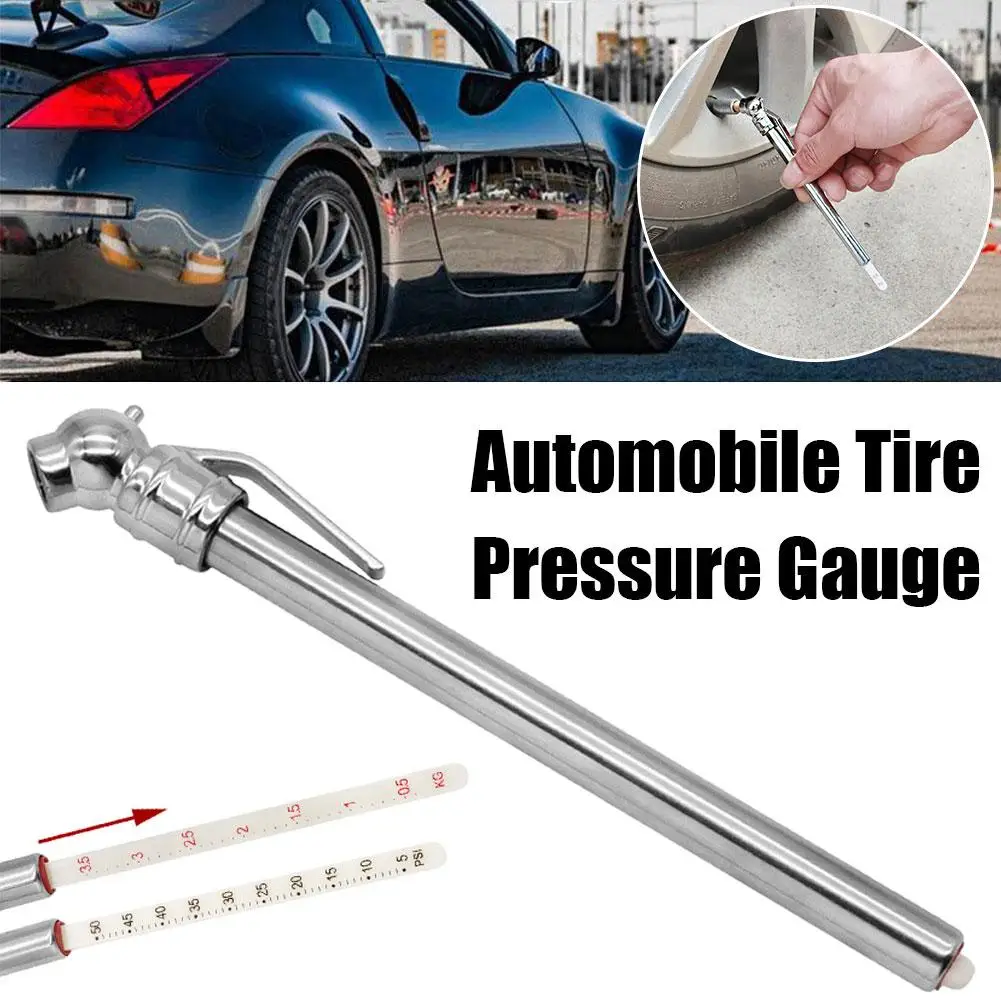 

Tire Air Pressure 5-50PSI Mini Test Meter Gauge Pen Portable Echanical Tire Pressure Gauge For Vehicles Car Motor Measuring F0V9