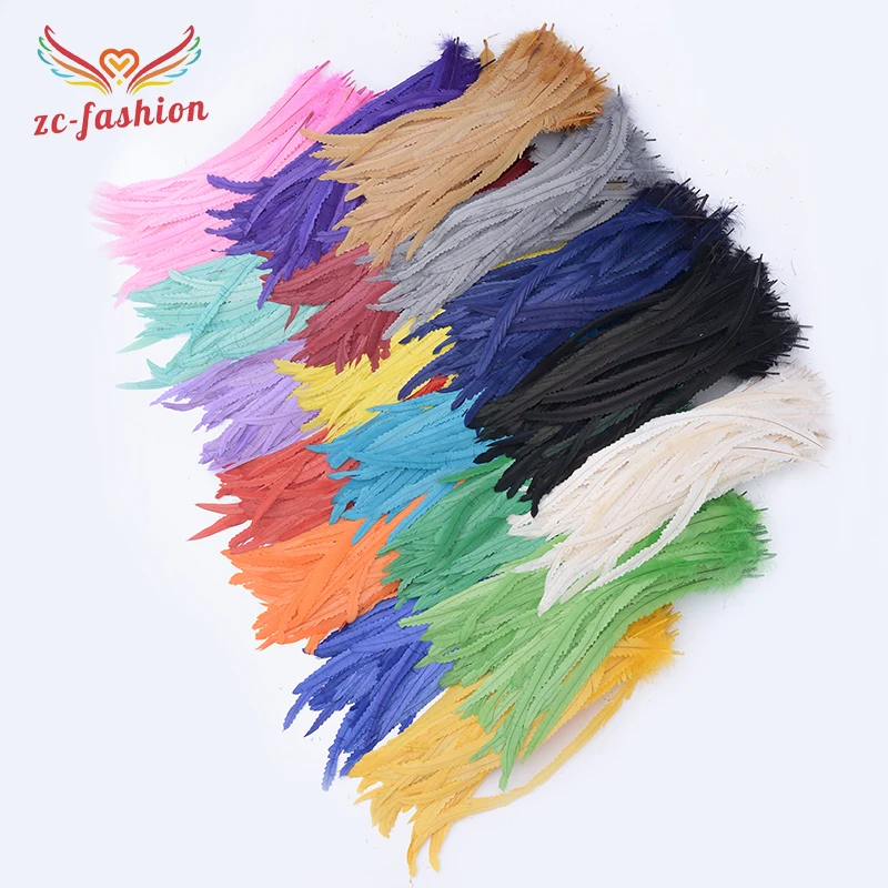 Cocktail 40-45CM (16-18 inches) dyed feather new style trimming 20-50PCS DIY Indian hat clothing decoration accessories 1