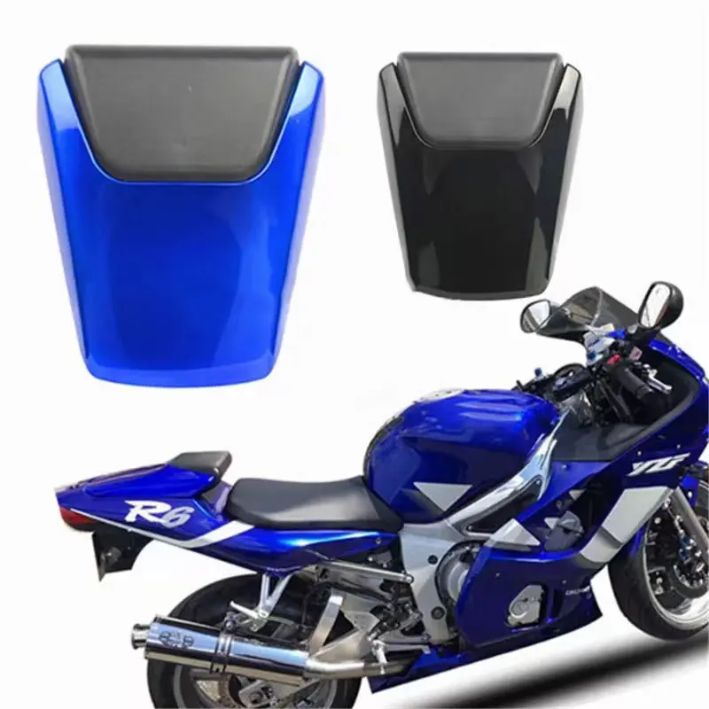 

For Yamaha YZF-R6 YZF R6 600 1998 1999 2000 2001 2002 Motorcycle Pillion Rear Passenger Seat Cowl Cover Rear Fairing Blue Carbon