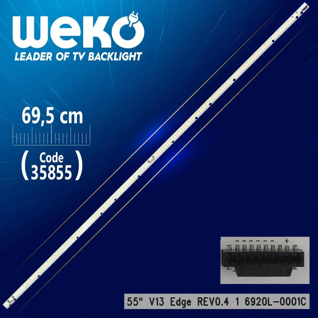 55 V13 EDGE REV0.4 1 6920L-0001C - 84 LED 69 5 см-(искусственная кожа) | Электронные компоненты и
