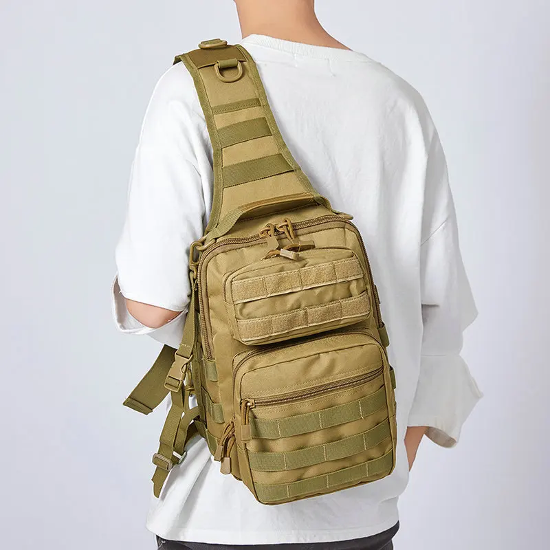 Men Shoulder Bag 600d Tactical Chest Backpack Military Bags Hunting Bag