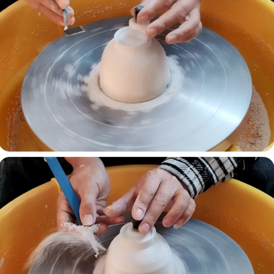 Pottery Tools 4-piece set Trimming Positioning Center Point Bearing DIY Ceramic Bottom Fixing Clay Molding