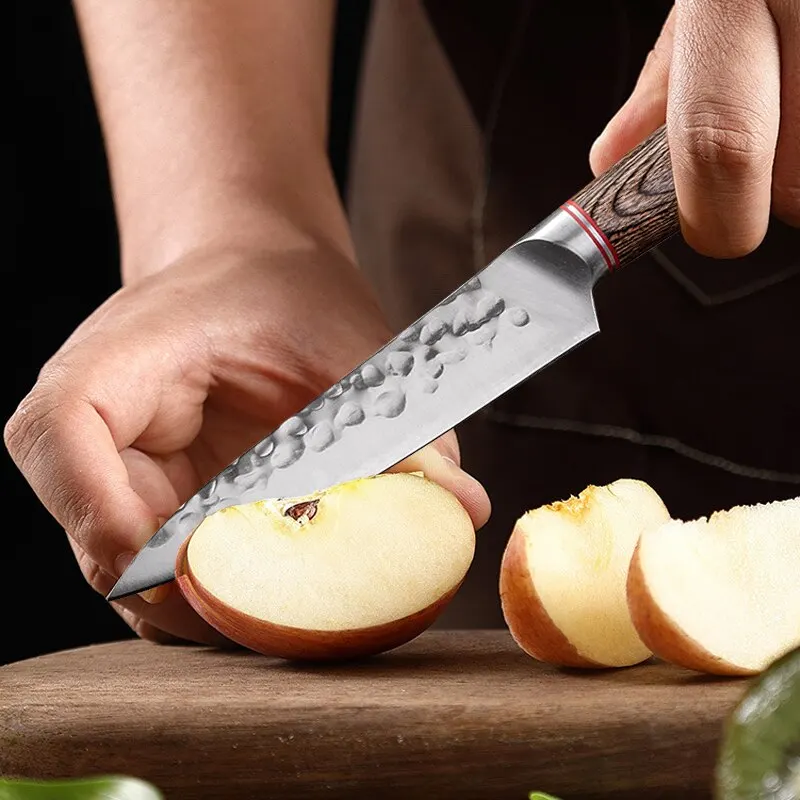 Kitchen knife 5.5inch stainless steel fruit utility paring tomato steak forged boning cookware