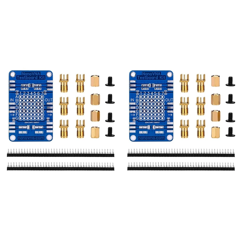 

2X Nanovna Vector Network Analyzer Test Board Kit For Nanovna Network Analysis Test Board Demo Board