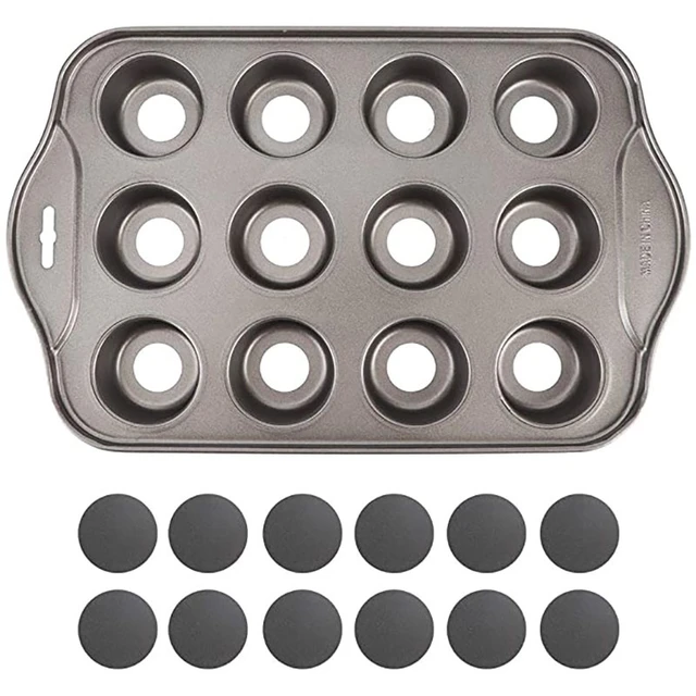 Nonstick Mini Cheesecake Pan 6/12 Cup Metal Square Cake Muffin Oven Form  Mold for Baking Bakeware Dessert Tool - AliExpress