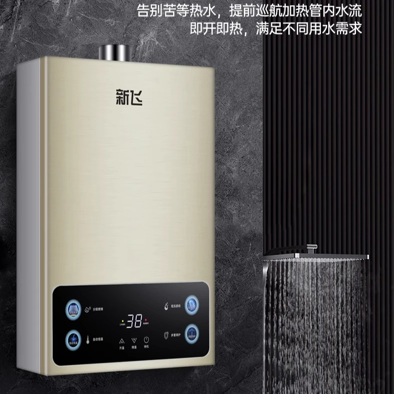 Xinfei Household Gas Water Heater: Constant-Temperature, Strong-Exhaust Type, with Balanced Pressurization Function