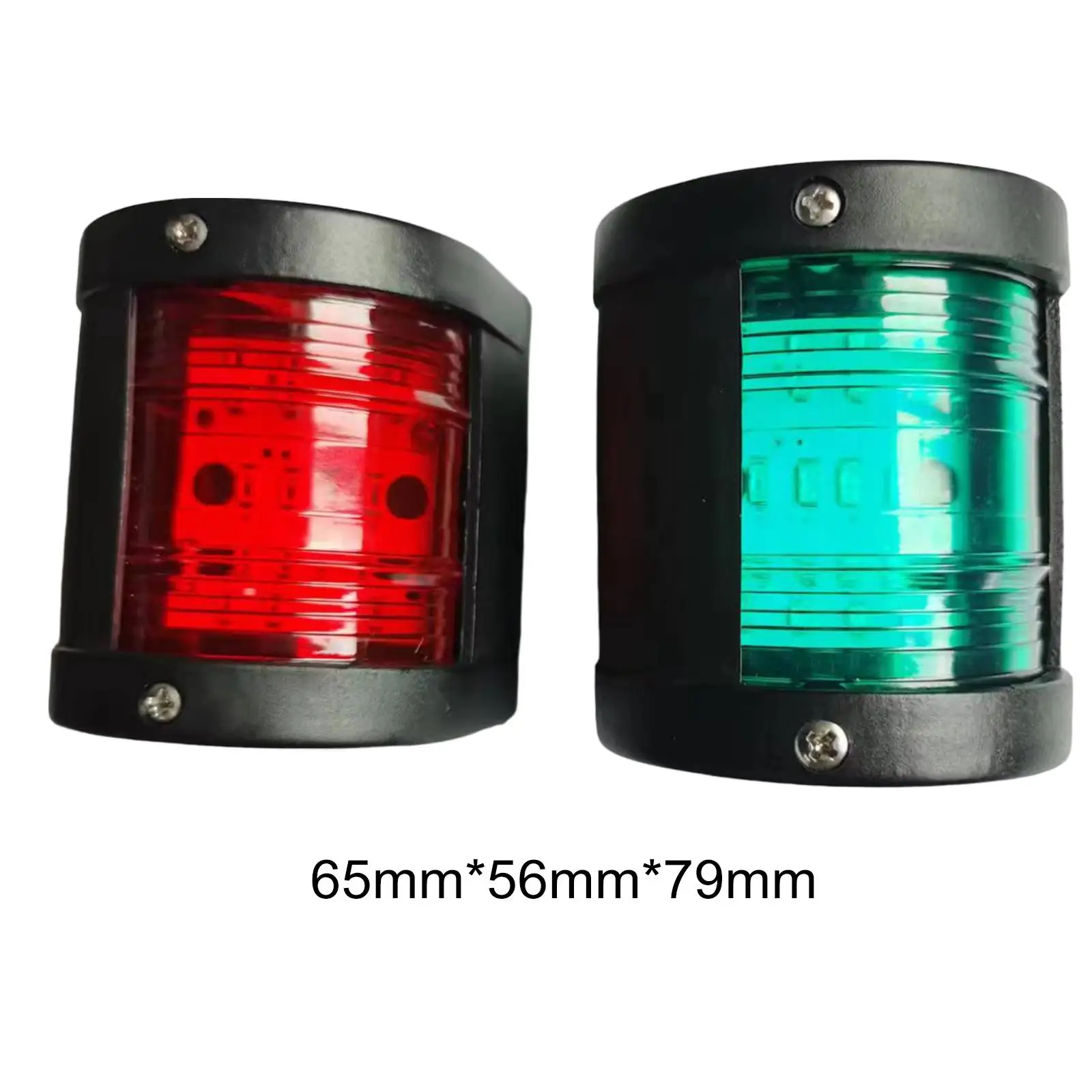 

2x Marine Boat Yacht Navigation Light Waterproof LED Navigation Light for Marine Port Boat Replaces Convenient Installation