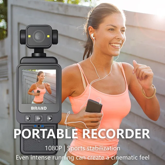 DV01 Ultra HD Portable Camera Built-in Flash Front 1.6-inch LCD - Image 5